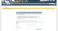 Desktop Screenshot of anabolicboard.com